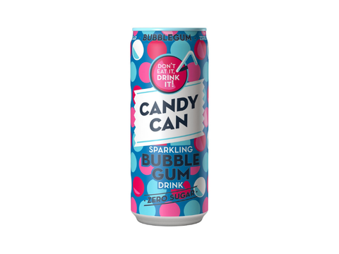 Candy Can Sparkling Bubble Gum Drink 330ml