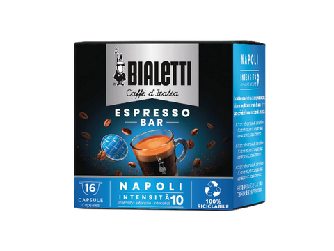 Bialetti Espresso Bar Napoli Coffee Capsules 16 Capsules - For Bialetti Machines Only