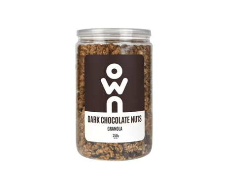 OWN Double Dark Chocolate Nuts Granola 350g