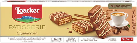 Loacker Patisserie Cappuccino Chocolate Wafer 100g