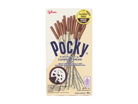 Pocky Cookies & Cream Sticks 40g