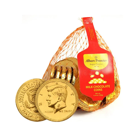 Albert foiled Milk Chocolate Coins 75g