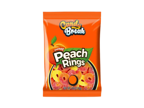 Candy Break Peach Rings Candy 113g