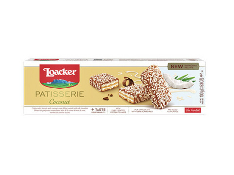 Loacker Patisserie Coconut Chocolate Wafer 100g