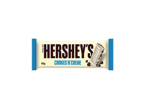 Hershey's Cookies & Creme White Chocolate Bar 40g