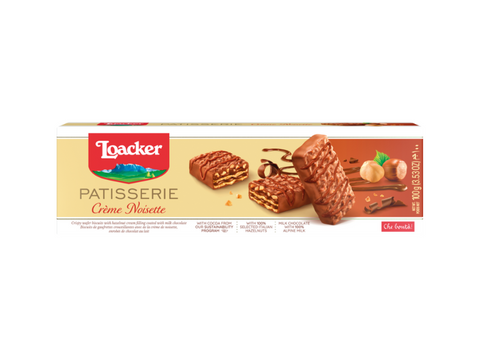 Loacker Patisserie Hazelnut Cream Chocolate Wafer 100g