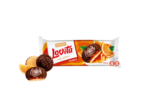 Roshen Lovita Jelly Orange Cookies 135g