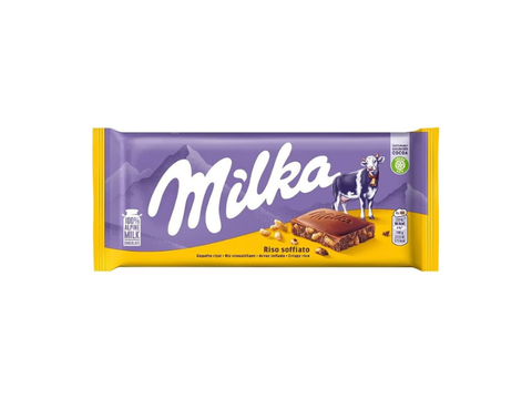 Milka Riso Soffiato Chocolate 100 gm