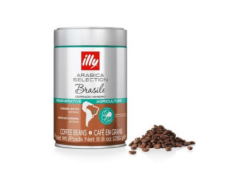 illy Arabica Selection Brasile Whole Coffee Beans Can 250g