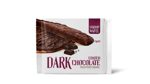 Class A Stroop Wafel Coated with Dark Chocolate 41g