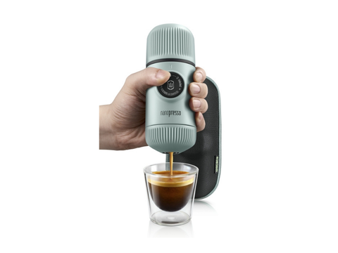 Wacaco Nanopresso Ground Espresso Maker With Protective Case - Arctic Blue