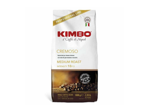 Kimbo Cremoso Whole Beans Coffee 1 Kg