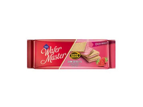 Time Master Slim Gofrette Wafer Strawberry Cream 128g