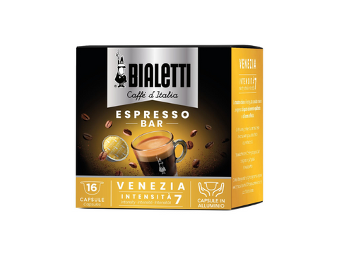 Bialetti Espresso Bar Venezia Coffee Capsules 16 Capsules - For Bialetti Machines Only