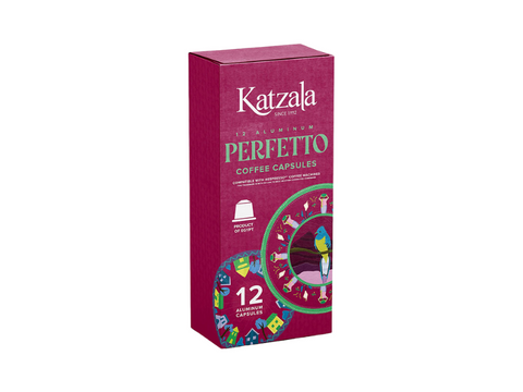 Katzala Perfetto Coffee Capsules - 12 Capsules