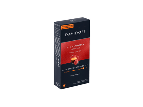 Davidoff Rich Aroma Coffee Capsules - 10 Capsules - CAFELAX