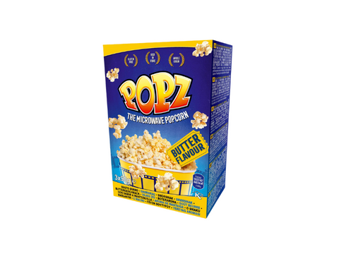 popz Butter microwave popcorn 3x90g