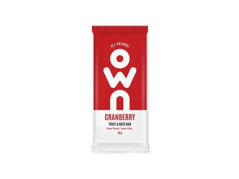 OWN Cranberry Fruit & Nuts Bar - 55g