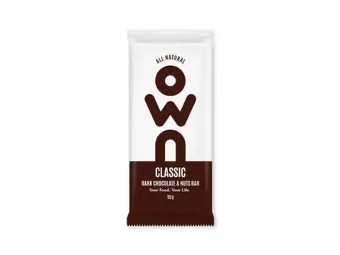 OWN Classic Dark Chocolate & Nuts Bar - 55g