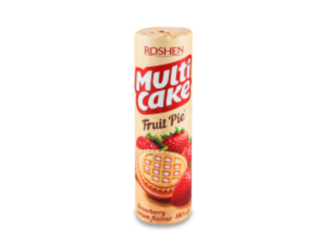 Roshen Fruit Pie Strawberry Multi Cake 180g