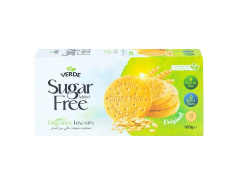 Verde Digestive Biscuits Original Sugar Free 180g