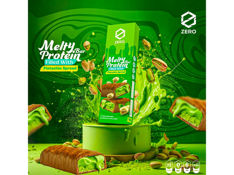 Zero Melty Protein Bar Pistachio Spread 22g Protein 70g