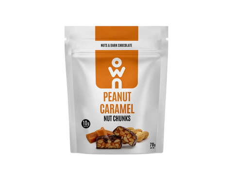 OWN Peanut Caramel Nut Chunks 10g Protein - 70g