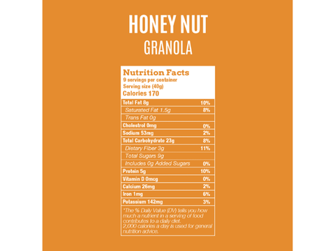 OWN Honey Nut Granola 350g