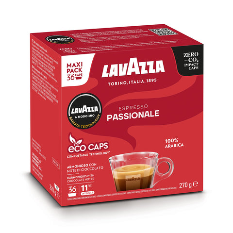 Lavazza A Modo Mio Passionale Coffee Capsules - 36 Capsules