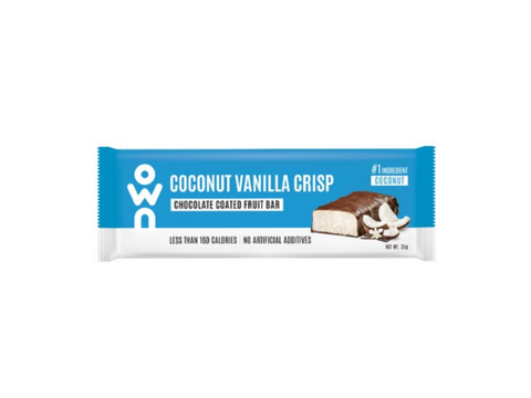 OWN Coconut Vanilia Crisp Chocolate Coated Fruit Healthy Bar - 35g