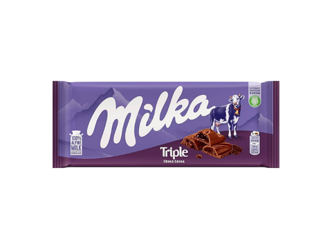 Milka Trible crema cacao Chocolate 90 gm