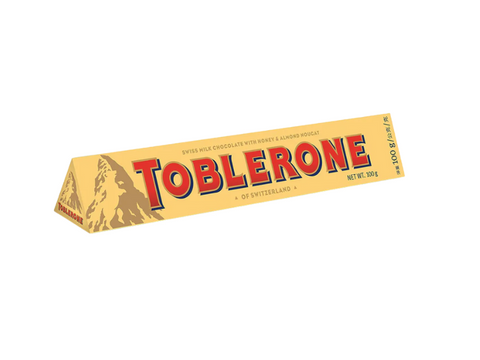 Toblerone Milk Chocolate With Honey & Almond Nogat 100 gm