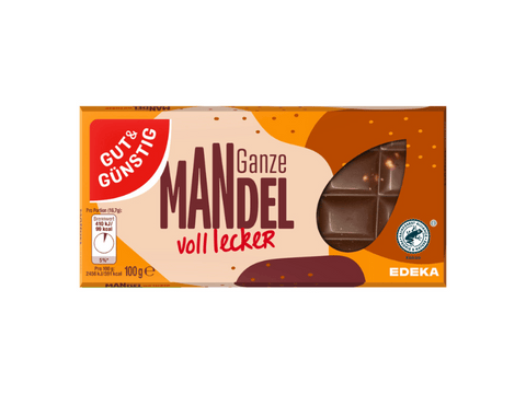 MANDEL Ganze Chocolate Bar 100g