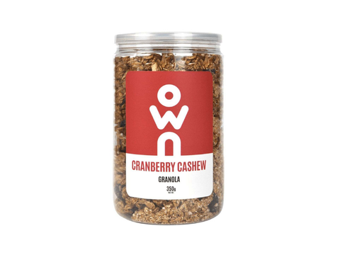 OWN Cranberry Cashew Granola 350g