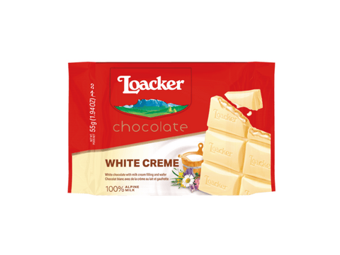 Loacker Chocolate Bar White Creme 55g