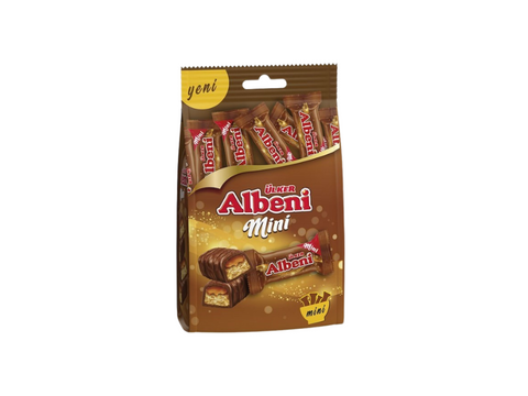 Ülker Mini Albeni Chocolate Coated Caramel and Biscuit 89g