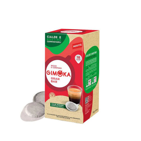 Gimoka Gran Bar Easy Serving Pods - 18 Pods