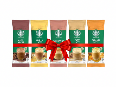 Starbucks 5 different Flavours of Premium Instant Coffee - 5 Sachets