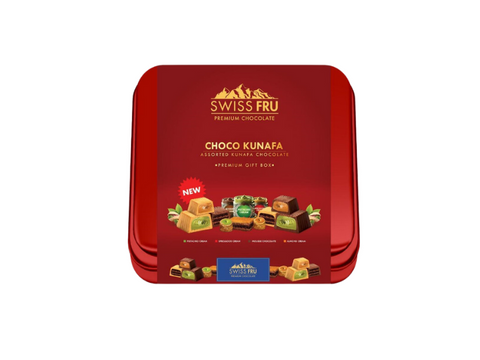 Swiss Fru choco Kunafa premium gift box 300g - Dubai Trend