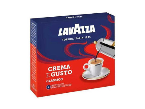 Lavazza Crema E Gusto Classico Ground Coffee 2 X 250g - 500g