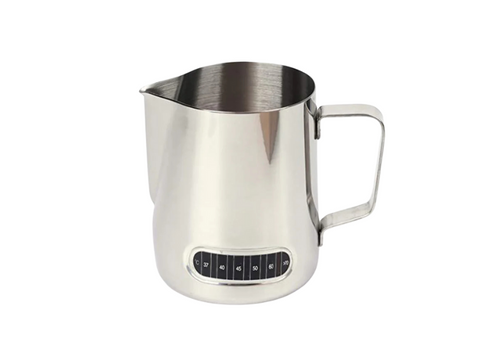 Stainless Steel Milk Frothing Pitcher With Thermometer - 600 ml