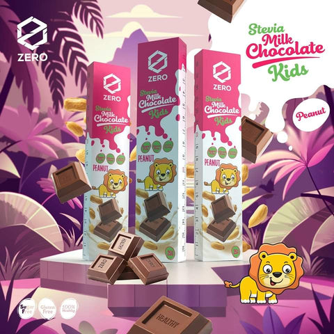 Zero Kids Stevia Dark Chocolate With Peanut 25g