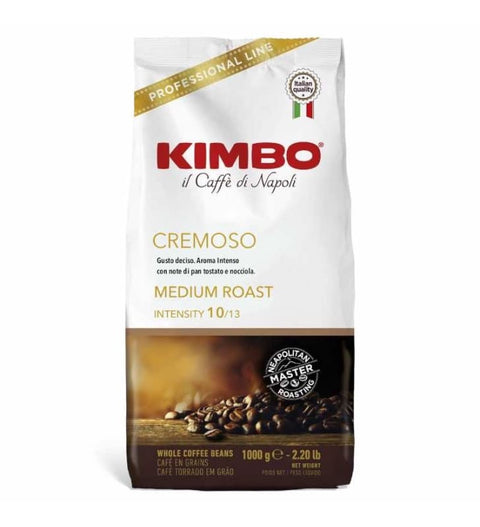 Kimbo Cremoso Whole Beans Coffee 1 Kg