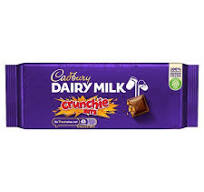 Cadbury Dairy Milk Crunchie Bits Chocolate Bar 180g