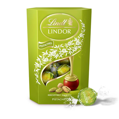 Lindt Lindor Pistachio Chocolate Truffles Box 200g