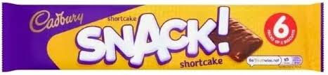 Cadbury Shortcake Chocolate Biscuit 6 Packs 120g